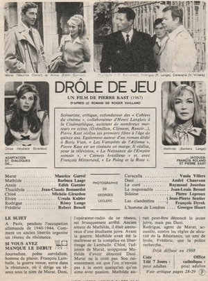 Drôle de jeu (1968)