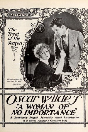 A Woman of No Importance (1921)